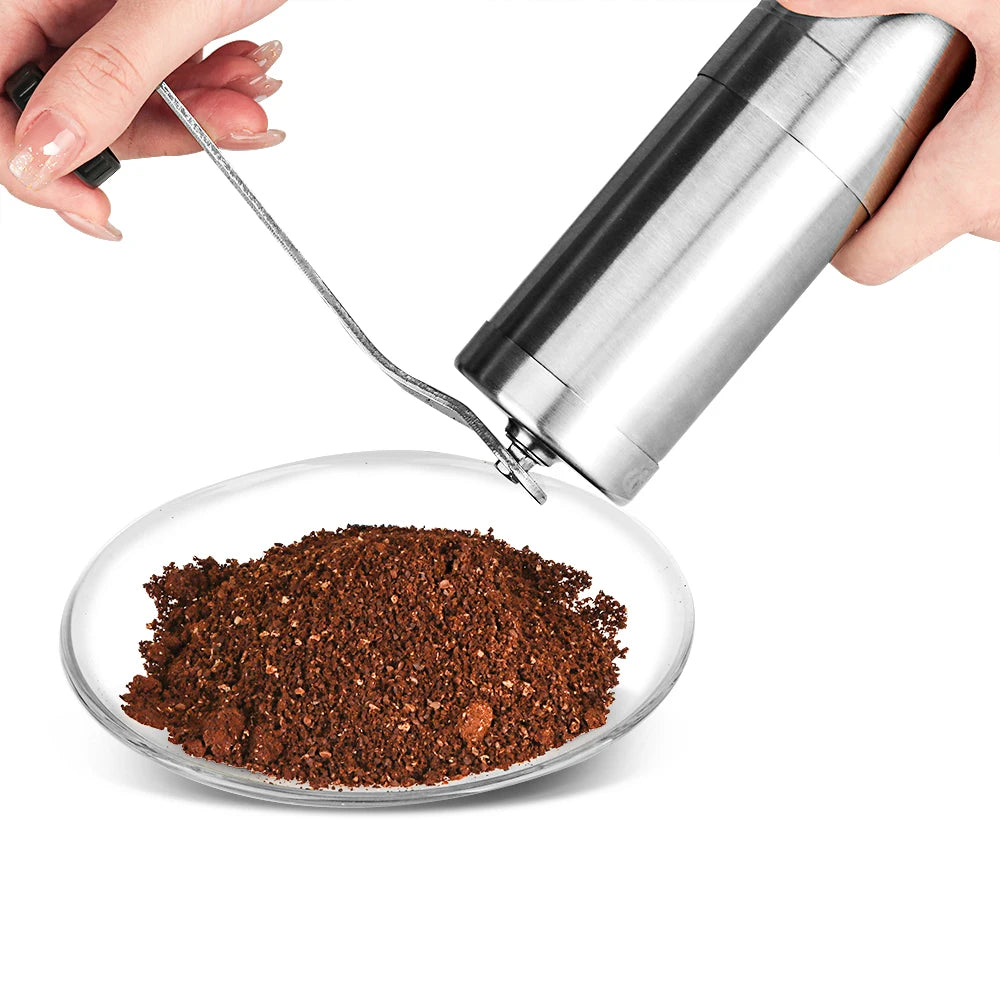 Manual Coffee Grinder Mini Stainless Steel Hand Handmade Coffee Bean Grinders Mill Foamer Kitchen