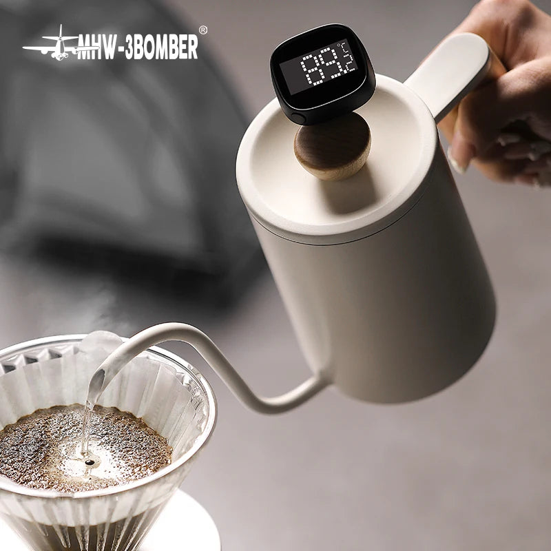 MHW-3BOMBER Instant Read Digital Thermometer Coffee Pot Food Thermometers for Cooking BBQ Barista