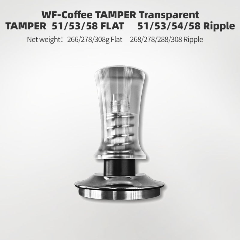 Adjustable Depth Coffee Tamper Calibrated Steady Pressure Espresso Distributor Stainless Steel Force