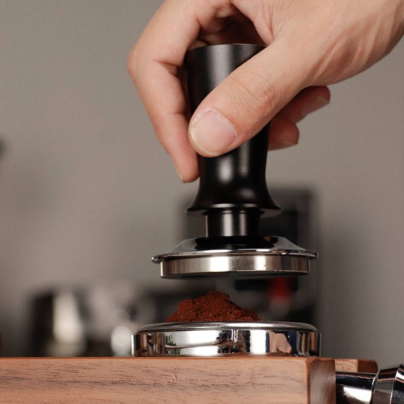 Adjustable Depth Coffee Tamper Calibrated Steady Pressure Espresso Distributor Stainless Steel Force