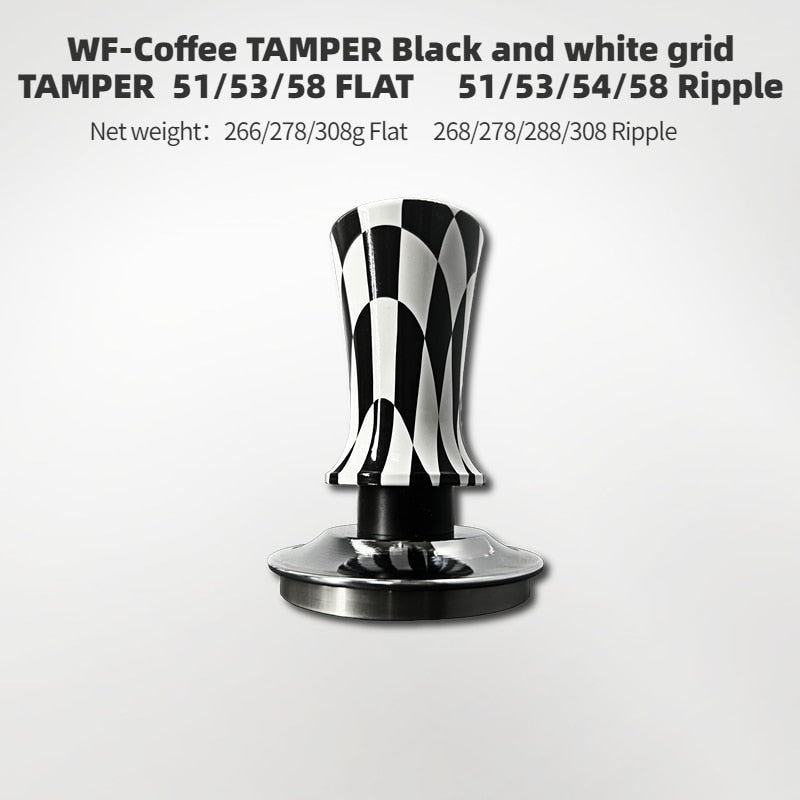 Adjustable Depth Coffee Tamper Calibrated Steady Pressure Espresso Distributor Stainless Steel Force