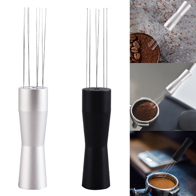 1pc Stainless Steel Needle Concentrated Coffee Powder Stirrer Distributor  Leveler Espresso Stirring Tool