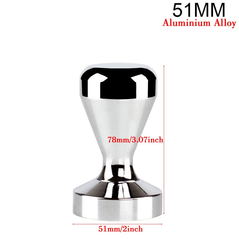 Aluminium Alloy 51mm Tamper Handmade Coffee Pressed Powder Hammer Espresso Maker Cafe Barista Tools