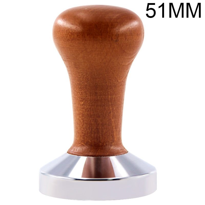 Aluminium Alloy 51mm Tamper Handmade Coffee Pressed Powder Hammer Espresso Maker Cafe Barista Tools