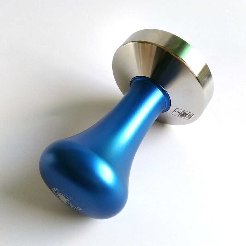 Espresso Coffee Tamper Blue Coffee Tamper Machine  Press Flat Base Barista Accessories 51mm 57.5mm