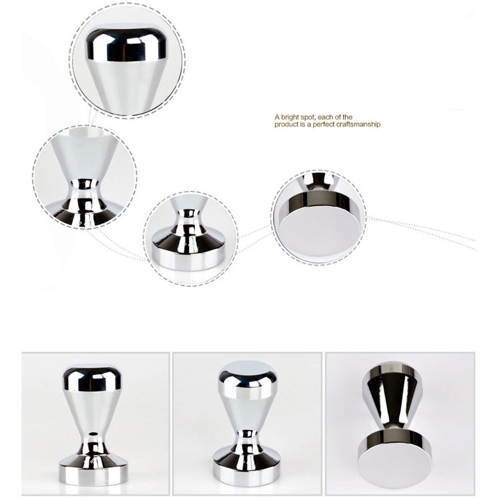 Coffee Tamper 51mm Espresso Tamper 51/53/54/58mm Aluminum Alloy Coffee Mat Stainless Steel