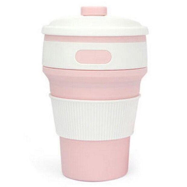 Portable Silicone Cup Hot Folding Silicone Telescopic Multi-function Collapsible Drinking Coffee Cup