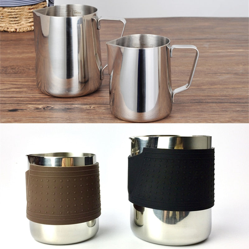 Stainless Steel Milk Frothing Jug Milk Pitcher Espresso Coffee Pitcher Barista Craft Coffee Latte